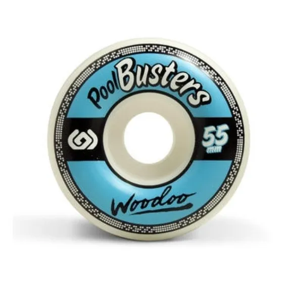 Ruedas Skate Woodoo Pool Busters 55mm 100a