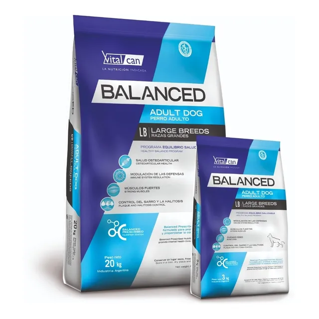 Vital Can Balanced Adulto Large X 20 + 3 Kg Kangoo Pet