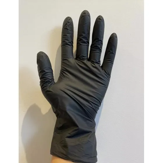 Guantes De Nitrilo Negro Gatamo