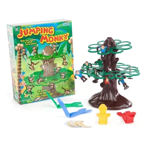Juego De Mesa Jumping Monkey Habilidad Acción Monky Ditoys