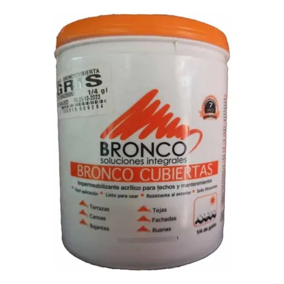Bronco Cubiertas X0.25 Gal Gris