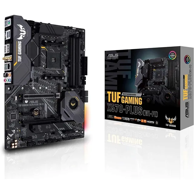 Nuevo Placa Base Para Juegos Asus Am4 Tuf Gaming X570-plus