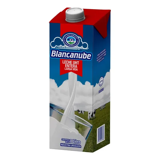 Leche Entera Larga Vida Blancanube 1 L | Cuotas sin interés