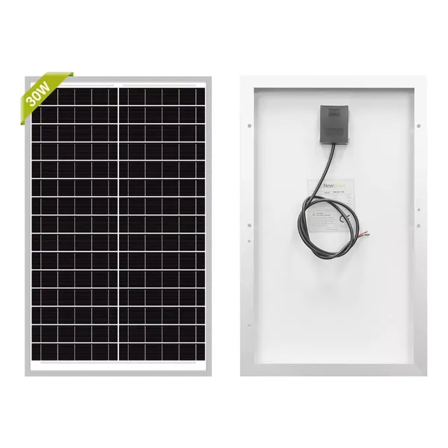 Panel Solar Monocristalino 30w 18v