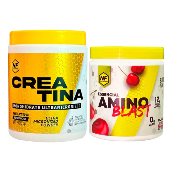 Nf Nutrition Creatina Monohidrato + Amino Suplemento 6c