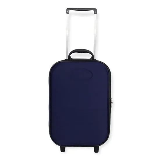 Mala Viagem Fx1 10 Kg De Bordo Com Rodinhas Medidas Anac Azul