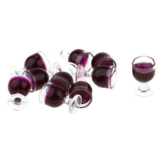 3 X 10 Piezas 1/12 Dollhouse Miniatura Copas De Vino 3 X 10 Piezas 1/12 Dollhouse Miniatura Copas De Vino
