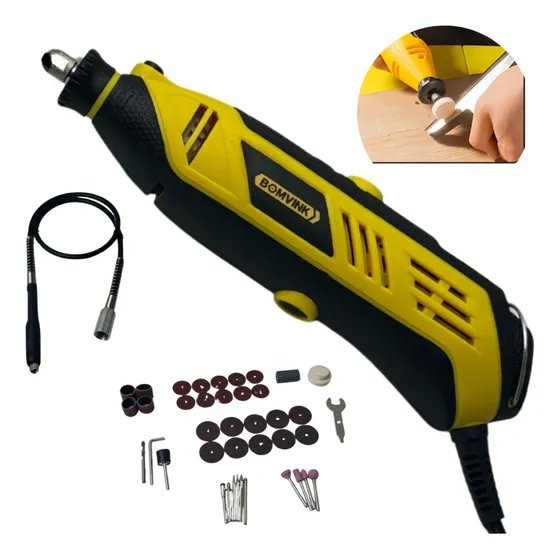 Micro Retífica Profissional Corte Polimento Mini Lixadeira