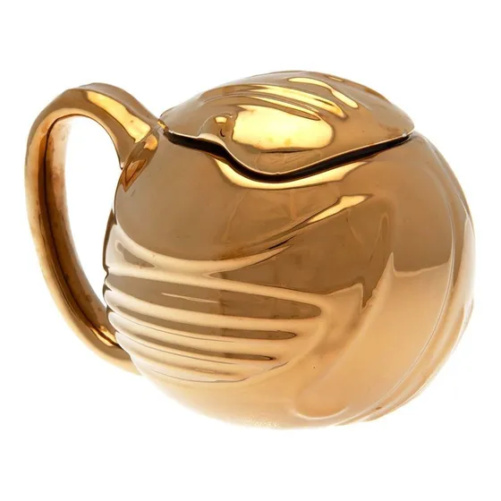Taza Harry Potter Snitch Dorada Mug 3d Color Dorado