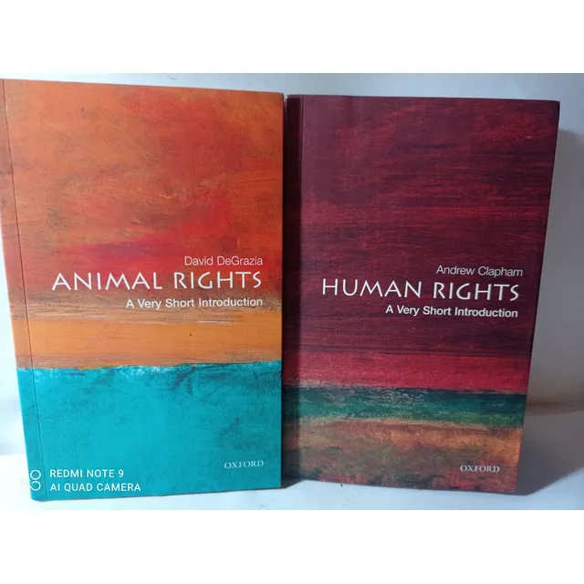 Set: Human Rights+ Animal Rights Short Introduction, 2 Books
