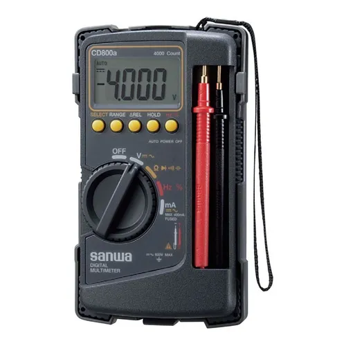 Multímetro Digital C/capacitancia Y Frecuencia Cd800a Sanwa
