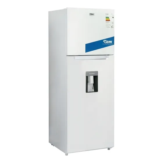 Heladera con freezer Tem TURNF 395WDW color blanco con capacidad de 341L