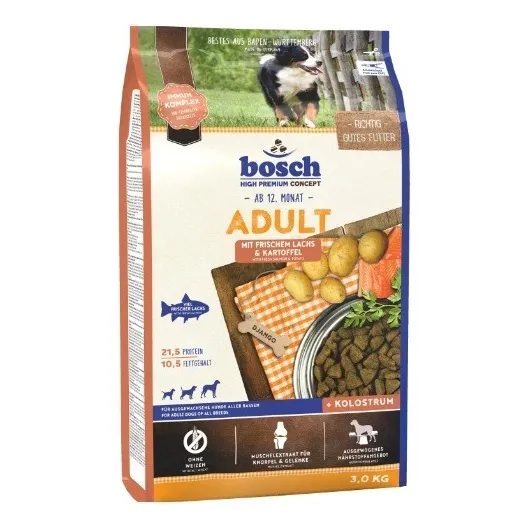 Alimento Perros Bosch Adult Lachs & Kartoffel 3kg