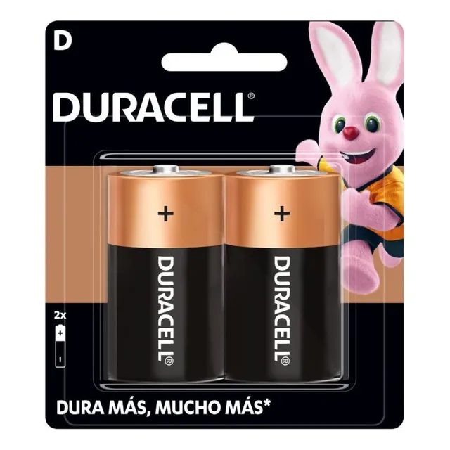 Batería Pila D 2 Pz 1300 Duracell