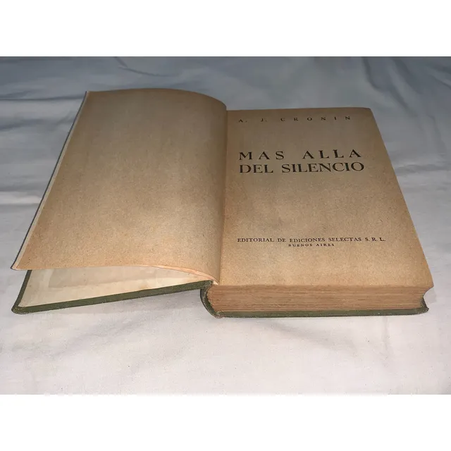 Mas Alla Del Silencio - A. J. Cronin - Ediciones Selectas