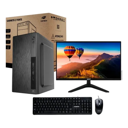 Pc Completo Intel I3 6100 H110 8gb Ssd 240gb Monitor 19 Licença