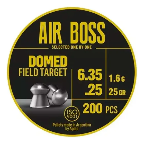 Balines Apolo Air Boss Domed Field Target 6.35mm -25gr X200u