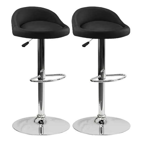 Set X2 Silla Bar Butaco Giratoria Barra Cocina Refsantana