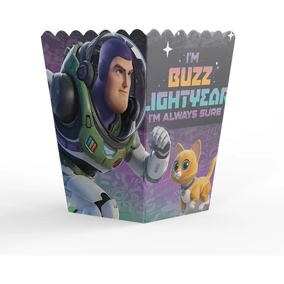 Cotillón Caja Pochoclera X 6 Buzz Lightyear Oficial