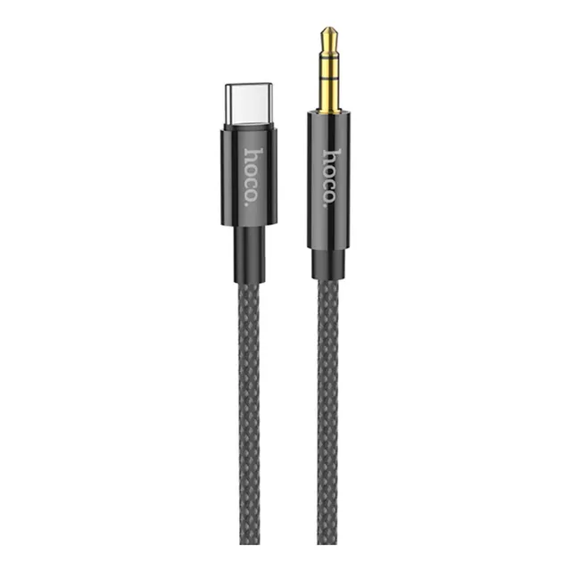 Adaptador De Audio Hoco Upa19 Tipo C A 3.5mm Negro