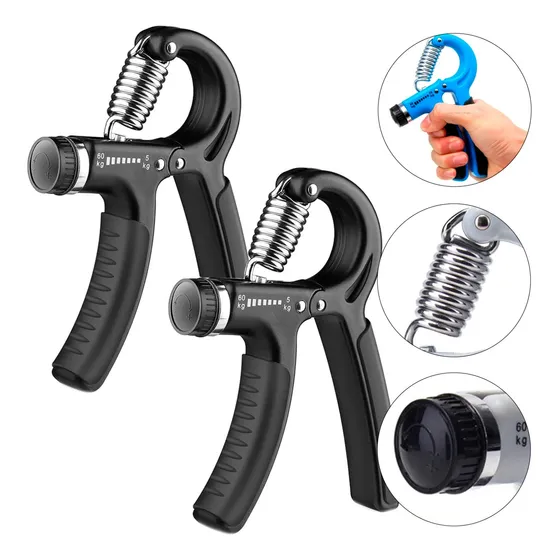 Kit 2 Flexor Dedos Hand Grip Treino Fisioterapia Mãos Braço