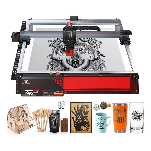 Máquina Cortadora Y Grabadora Láser Twotress Ts2 10w
