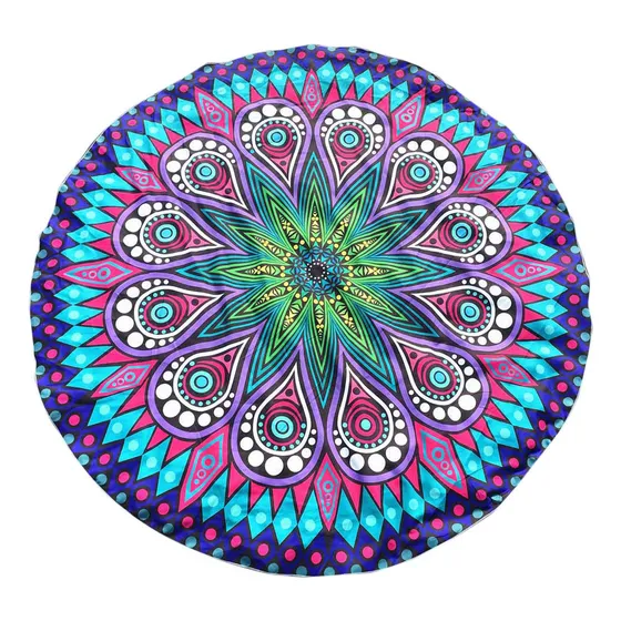 Nuevo Tapiz Hippie Con Estampado Redondo, Esterilla De Yoga