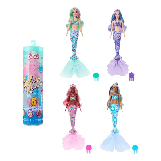 Muñeca Barbie Reveal Revelación Sirena Juguete Usa