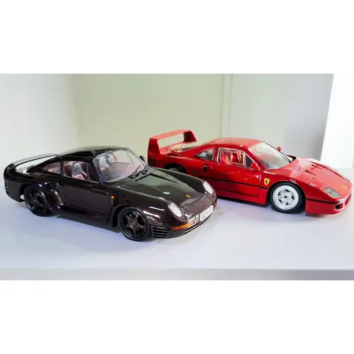 Miniatura Ferrari F40 1987 1:18 Burago Vermelha 983 | MercadoLivre