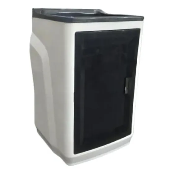 Astra gabinete plástico com tanque para lavanderia cor branco e preto