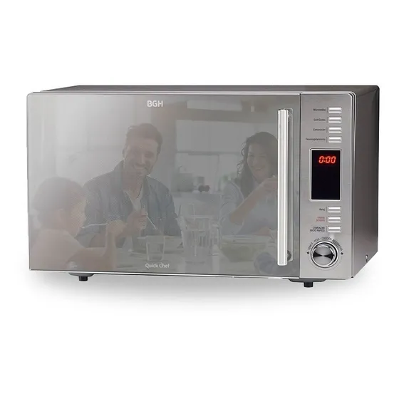 Microondas Digital Bgh Quick Chef B330dss9 Trifunción 30 L
