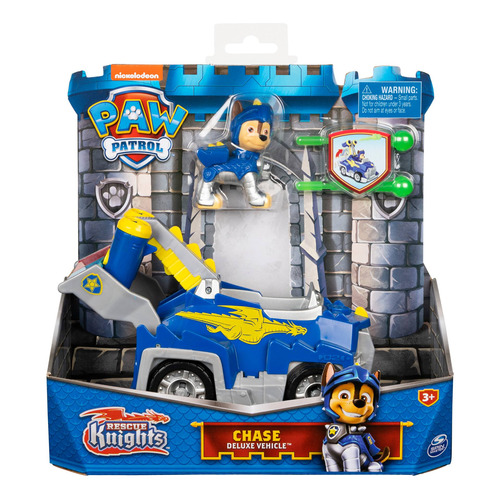 Vehículo Policial Chase Rescue Knights Paw Patrol. 