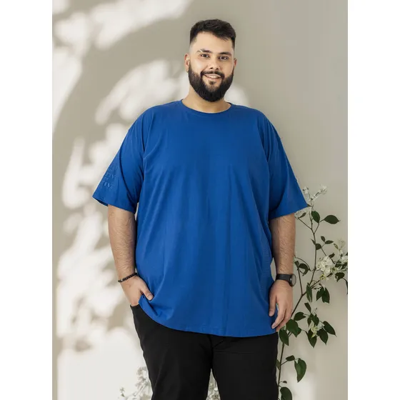 Remera Bordada Hombre Talles Reales 3xl Al 6xl Algodón