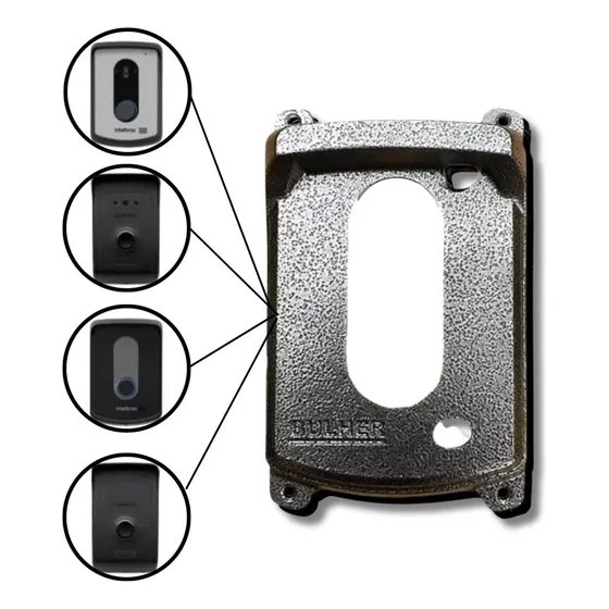 Protetor Interfone Capa Metal Intelbras 7010 8010 5010 4010