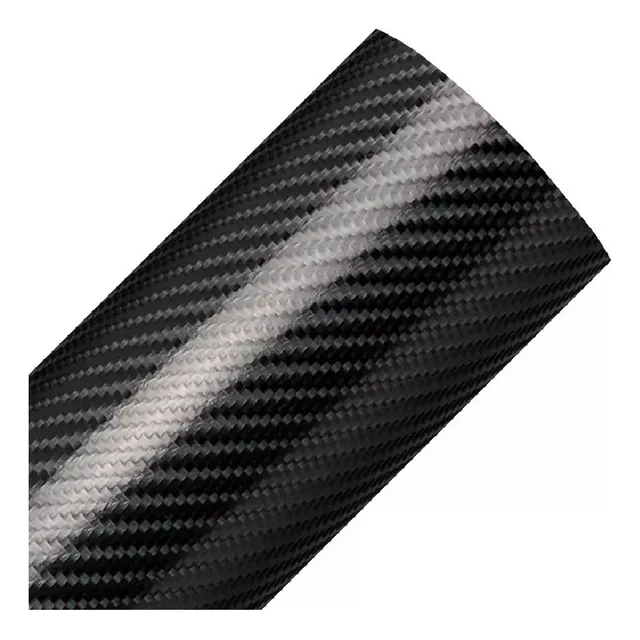 Envoltura De Fibra De Carbono 4d Negra De 2 M X 70 Cm -