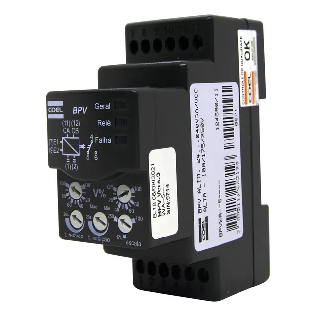 Protector De Fase Monofasico O Bifasico Coel 100/170/250 Vca