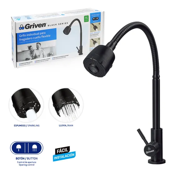 Llave Para Fregadero Individual Flexible  /mayor Y Detal/