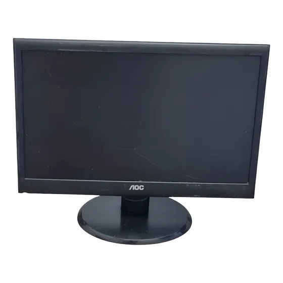 Monitor Aoc Lcd E950sw 18,5  110v/220v Tela Com Marcas