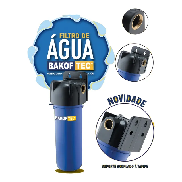 Filtro Caixa D' Água P/ Cavalete 25 Micras Bakof 1200 Lts/hr