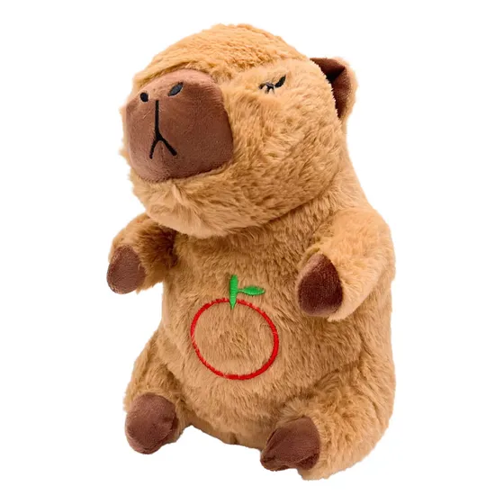Peluche Respira Capibara C/luz Y Sonido Antiestrés Carpincho