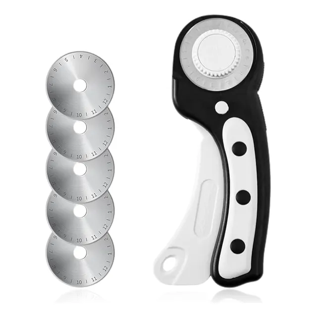 Cortador Giratorio 4.5 Cm - Súper Afilado 5 Cuchillas