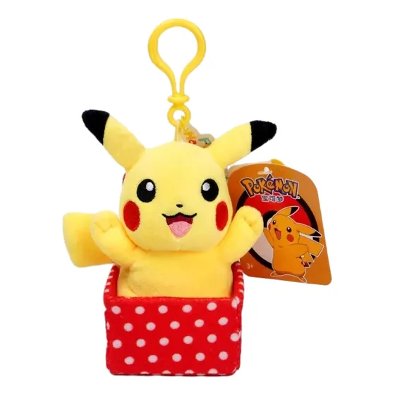 Llavero De Peluche Pokemon Pikachu Eevee Bulbasaur