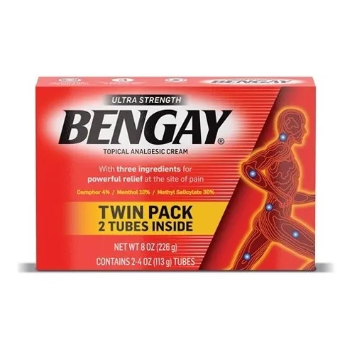 Bengay Crema Muscular Ultra Fuerte Americana, 2 Tubos