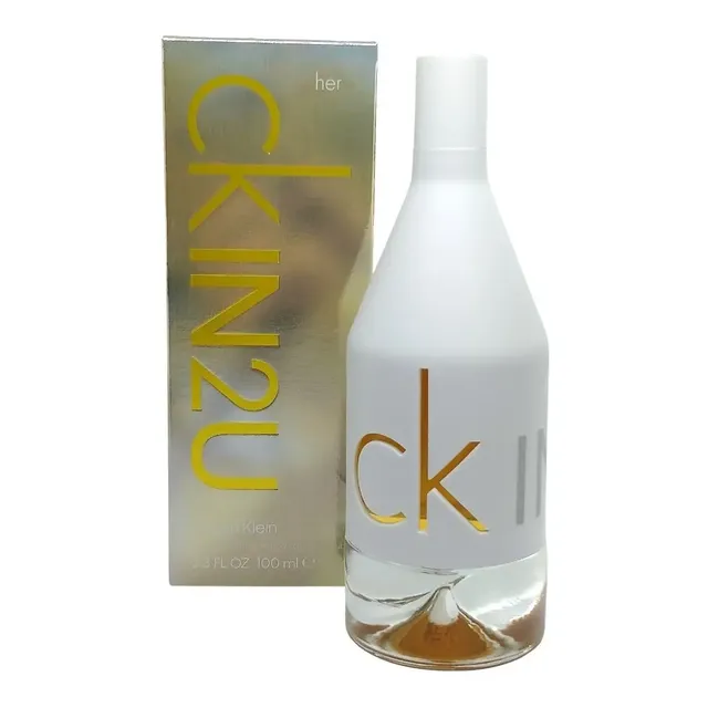 Perfume Ck In2u Her Feminino 100ml Edt Original Lacrado C Nf