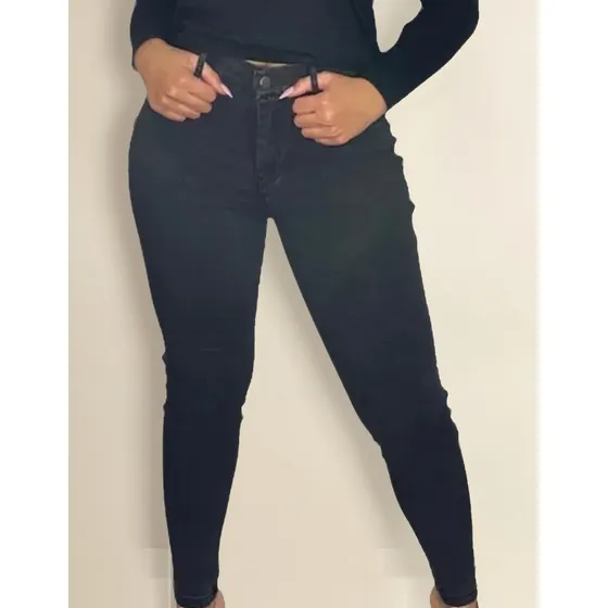 Pantalón Leggins Tipo Jeans Elástico De Mujer (colores)