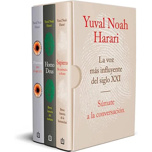 Estuche Harari Contiene: Sapiens; Homo Deus; 21 Lecciones Para El Siglo XXI de Yuval Noah Harari
