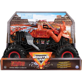 Monster Jam Monster Truck Red Zombie Oficial Escala 1:24 Monster Jam Monster Truck Red Zombie Oficial Escala 1:24