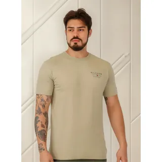 Camiseta Tommy Hilfiger Regular Brand Love Small Logo CĂĄqui Camiseta Tommy Hilfiger Regular Brand Love Small Logo CĂĄqui