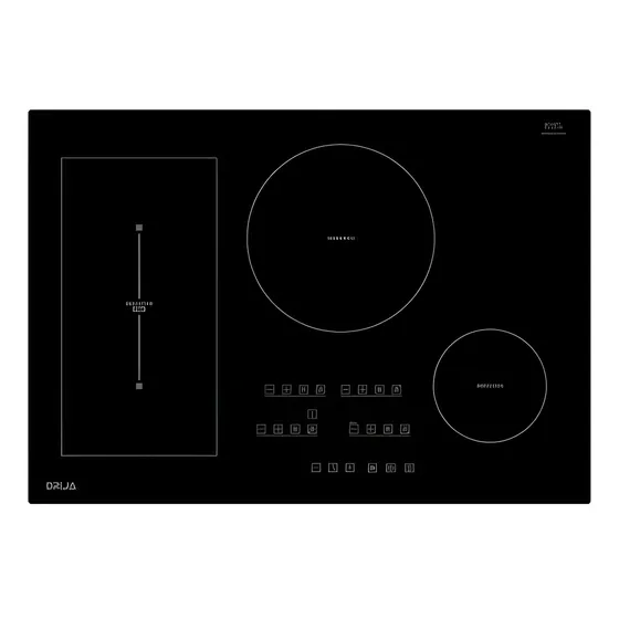 Tope De Cocina Inducción Germany 76cm Negro Drija