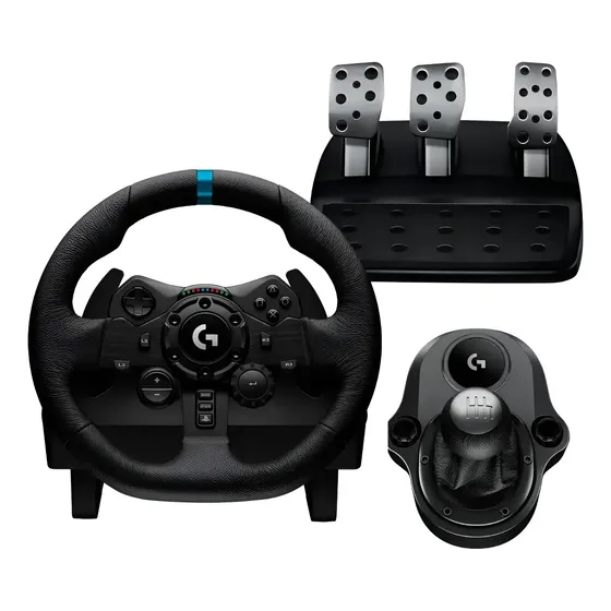Pack Volante + Palanca Logitech G923 Playstation 4 / Ps5 /pc